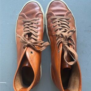 Men's Brown Leather Sneakers